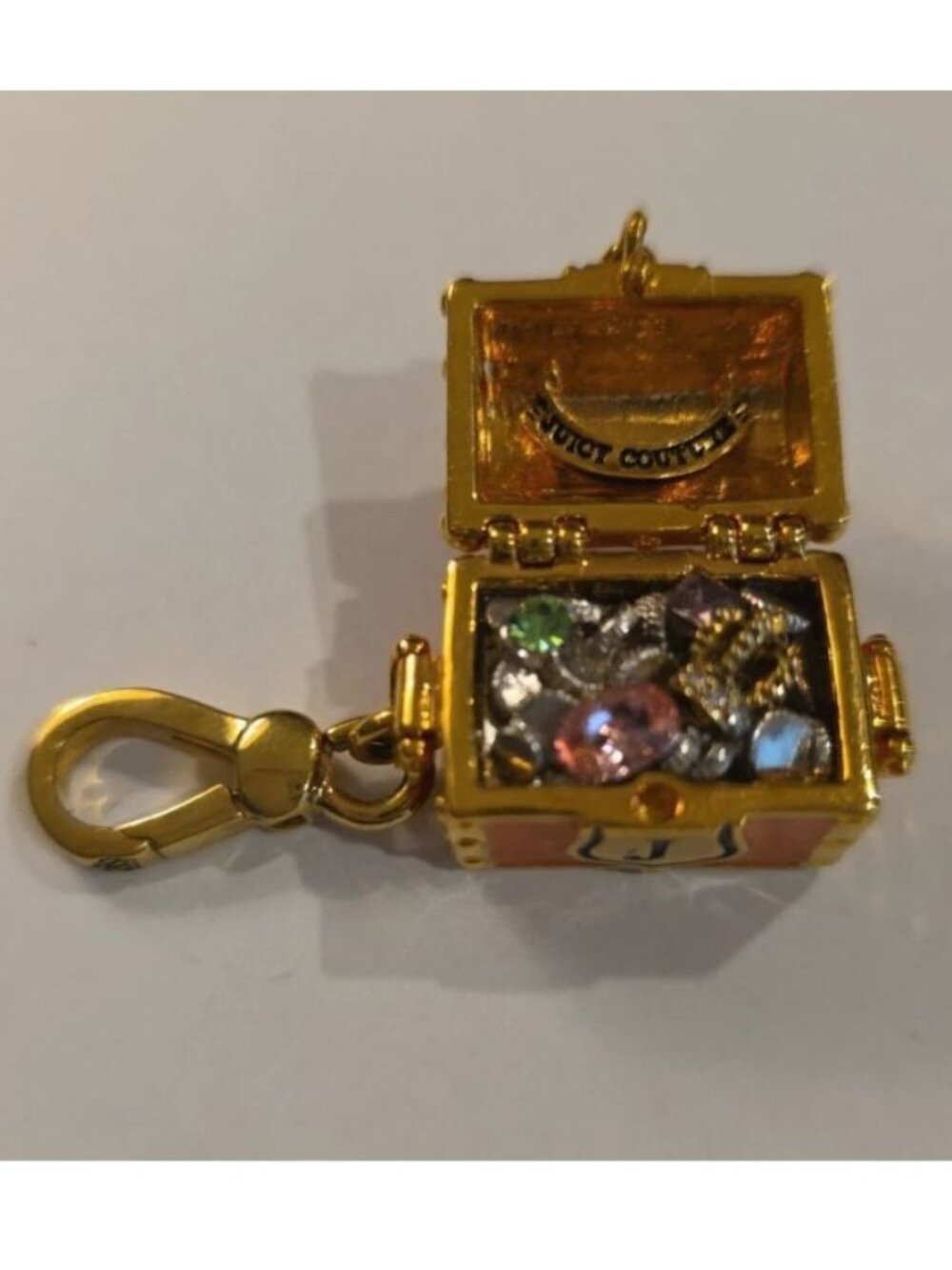 RETIRED Juicy Couture Treasure Chest Charm For Bracelet-Necklace-Handbag IN BOX